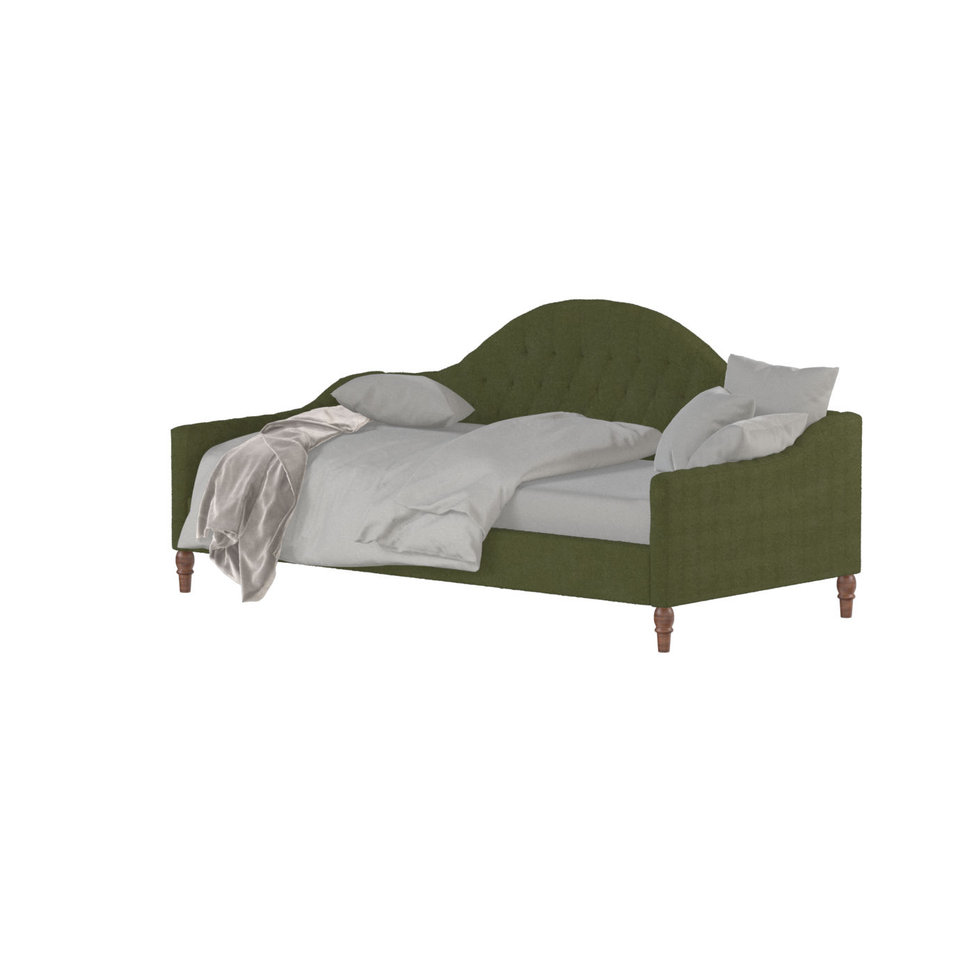 Elise Daybed with Elegant Curves and Versatile Comfort