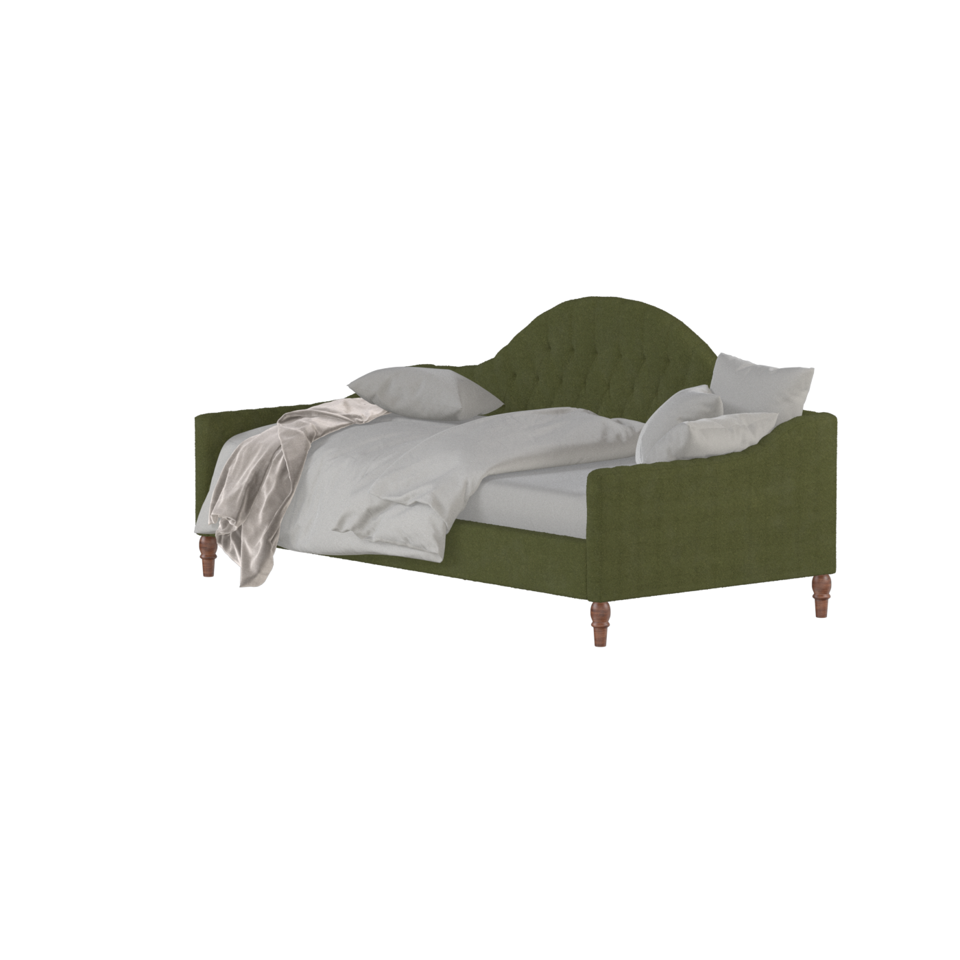 Elise Daybed with Elegant Curves and Versatile Comfort