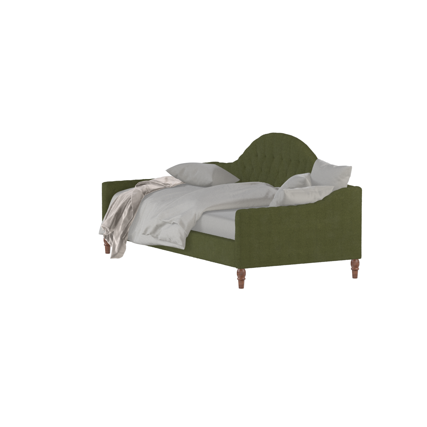 Elise Daybed with Elegant Curves and Versatile Comfort