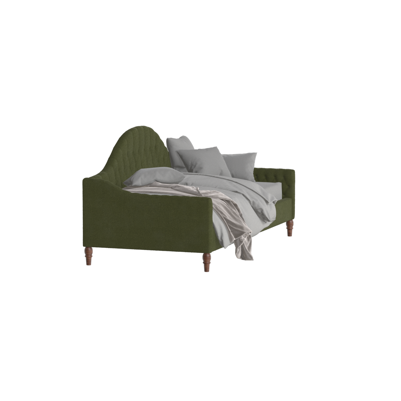 Elise Daybed with Elegant Curves and Versatile Comfort