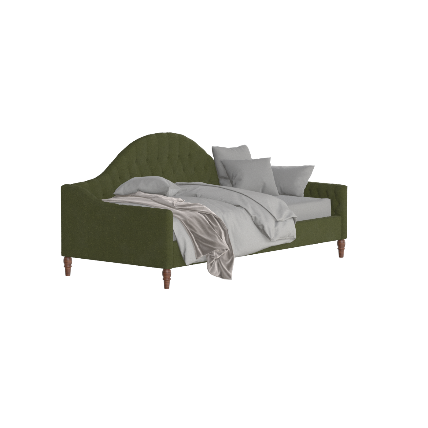 Elise Daybed with Elegant Curves and Versatile Comfort