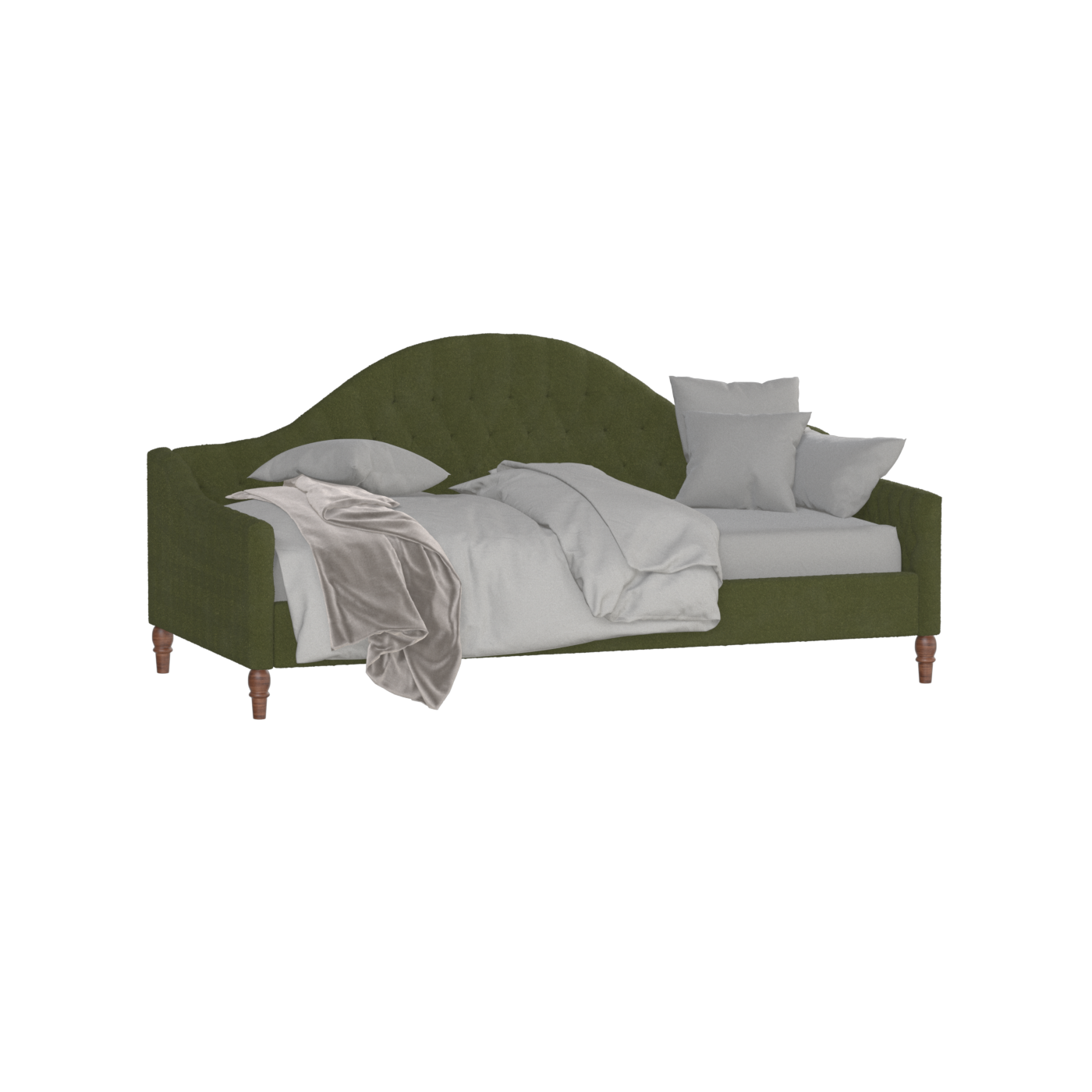 Elise Daybed with Elegant Curves and Versatile Comfort