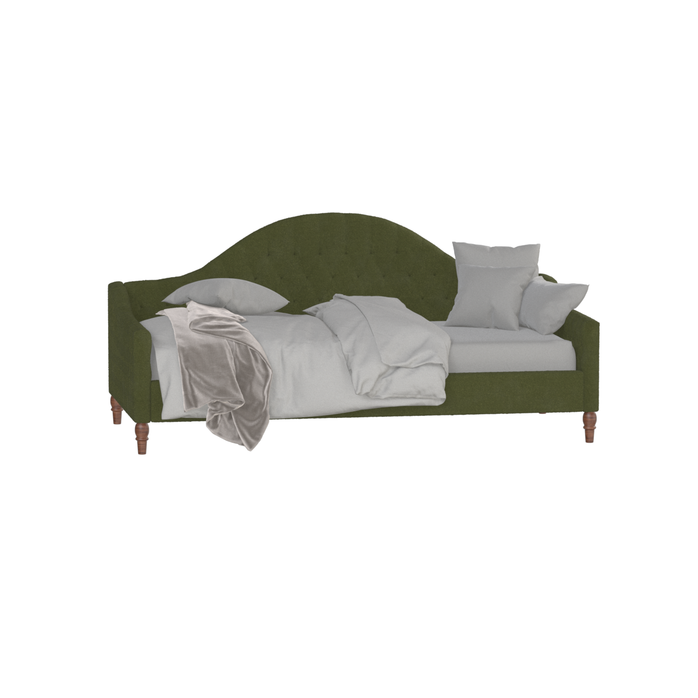 Elise Daybed with Elegant Curves and Versatile Comfort