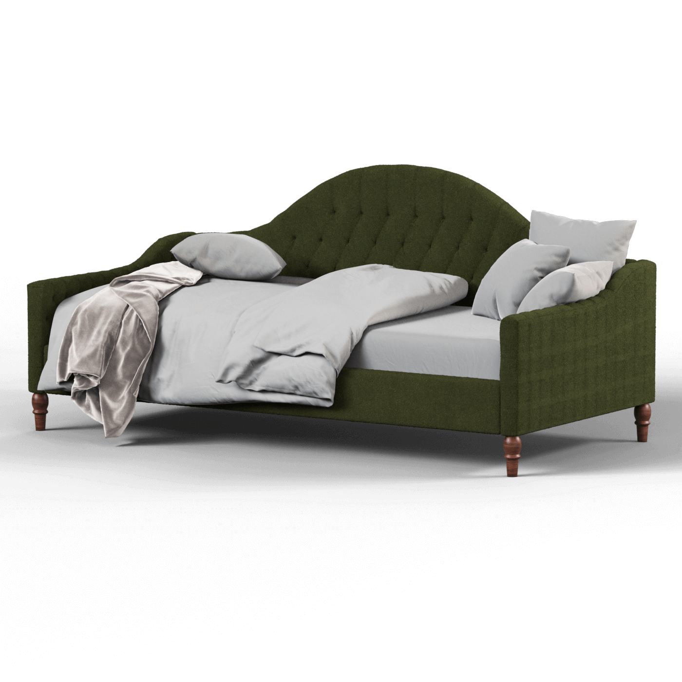 Elise Daybed with Elegant Curves and Versatile Comfort