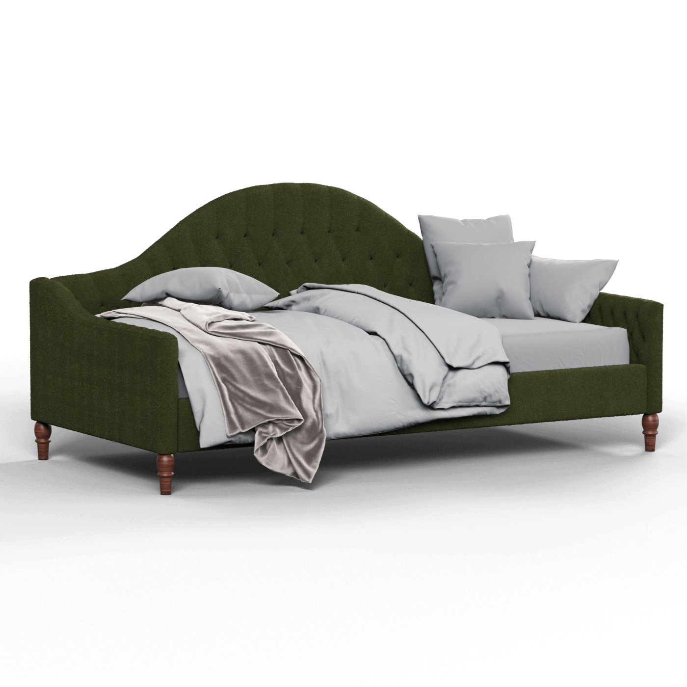 Elise Daybed with Elegant Curves and Versatile Comfort