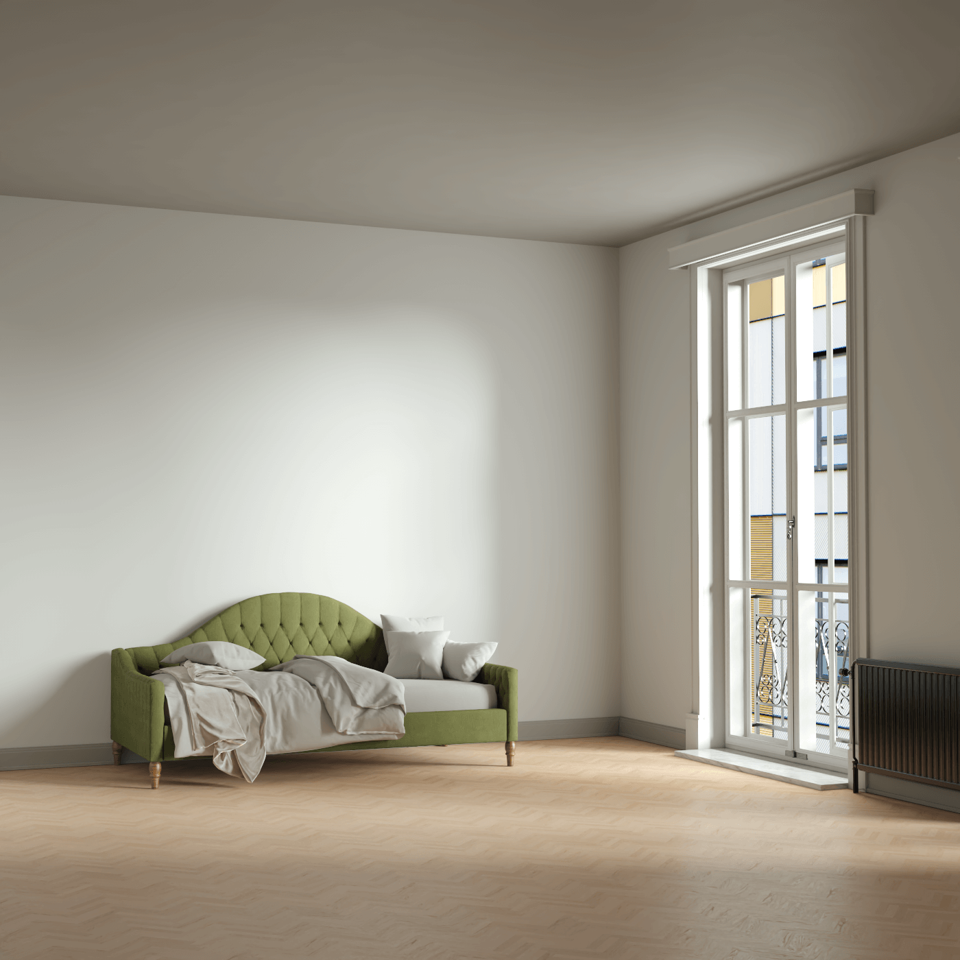 Elise Daybed with Elegant Curves and Versatile Comfort