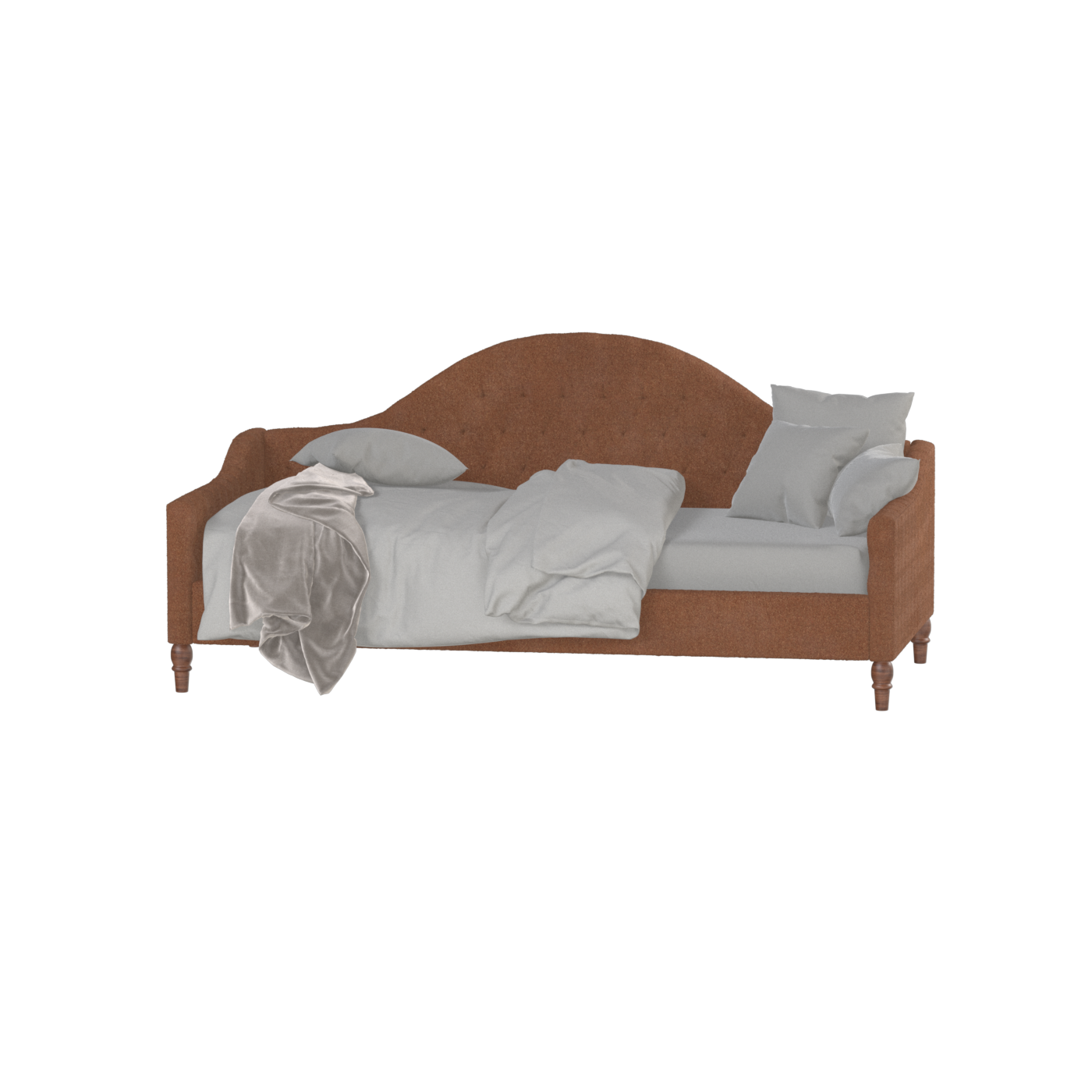 Lit de repos Elise aux courbes élégantes et au confort polyvalent