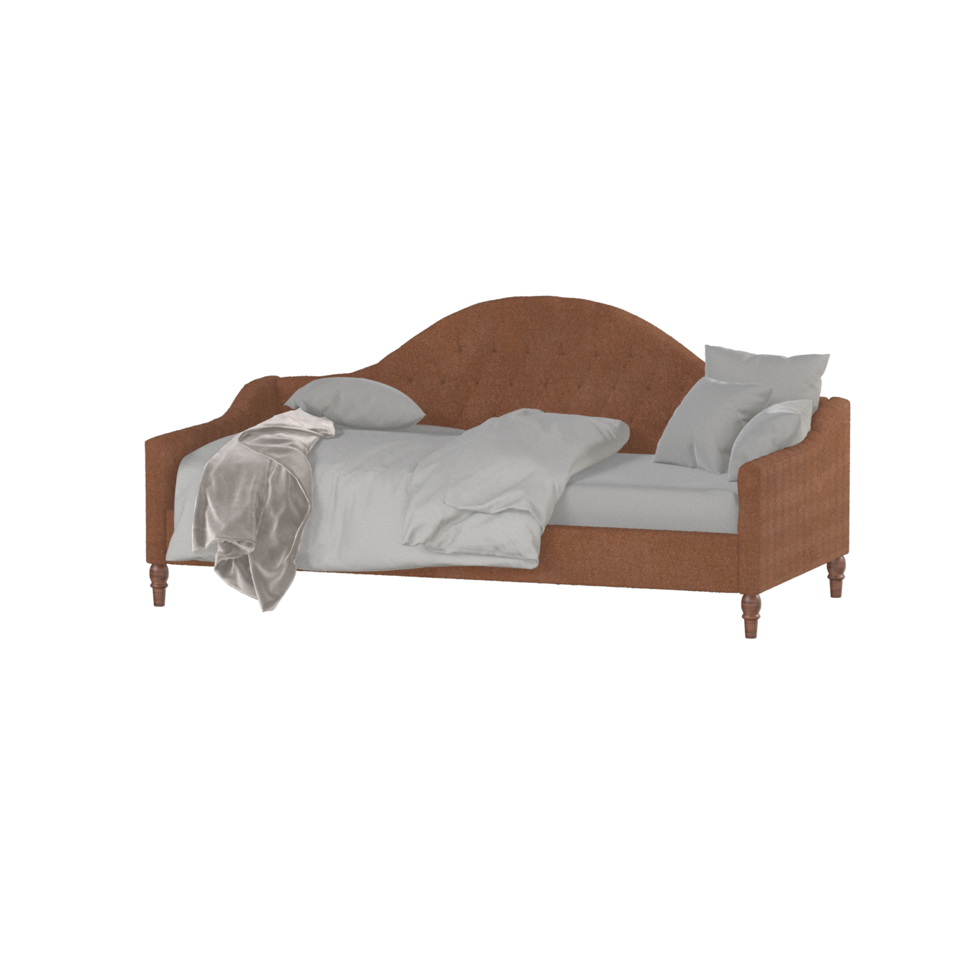 Lit de repos Elise aux courbes élégantes et au confort polyvalent