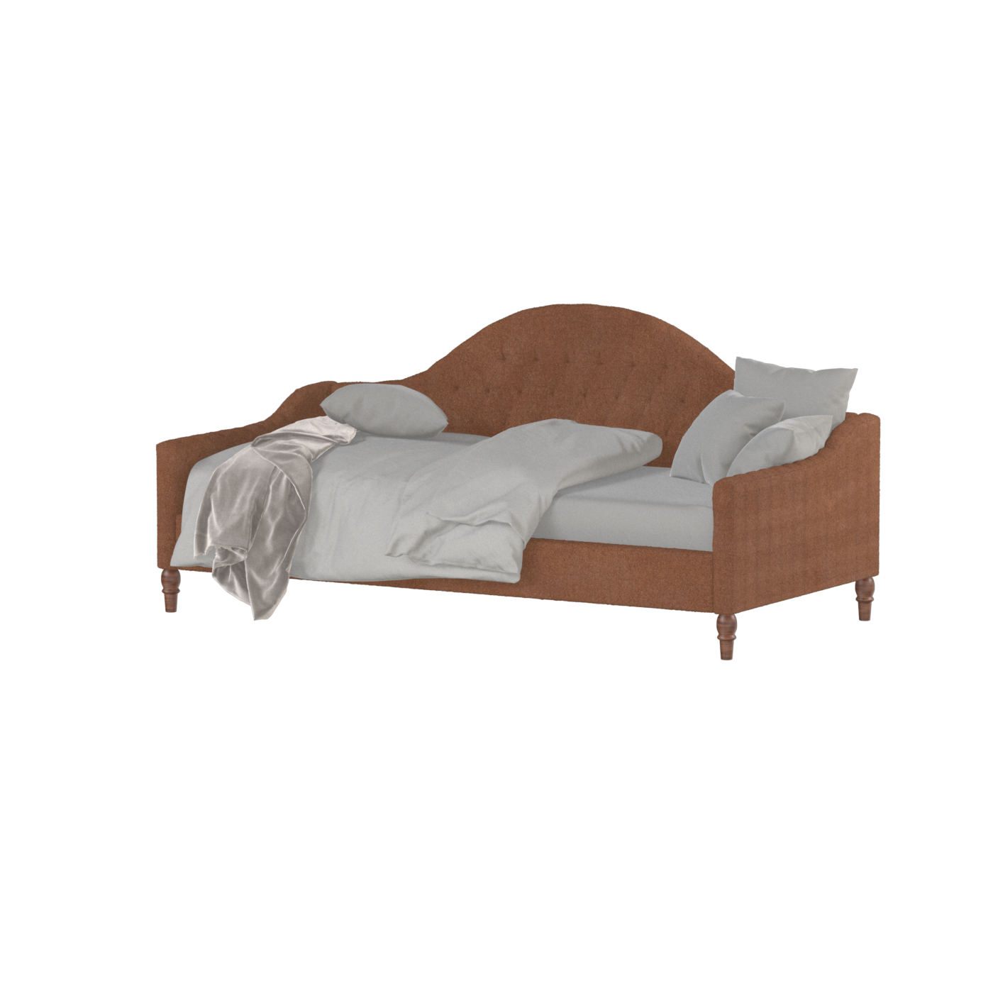 Lit de repos Elise aux courbes élégantes et au confort polyvalent