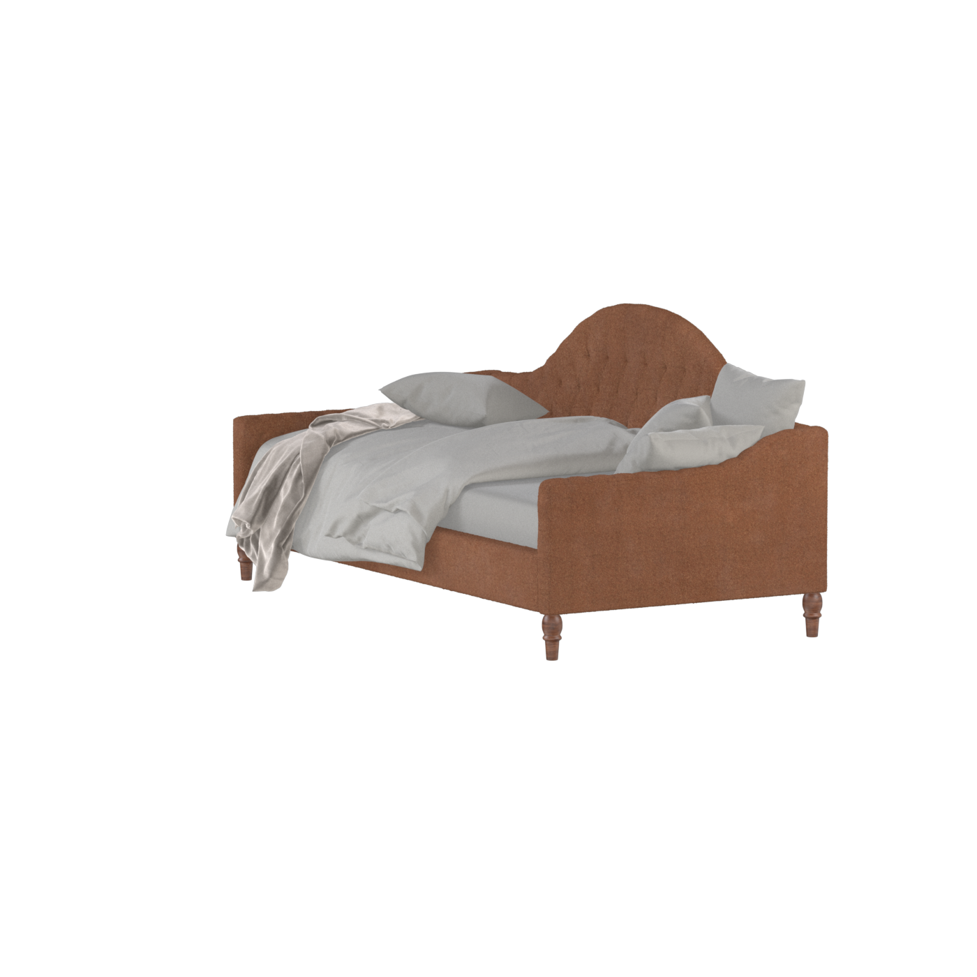 Lit de repos Elise aux courbes élégantes et au confort polyvalent