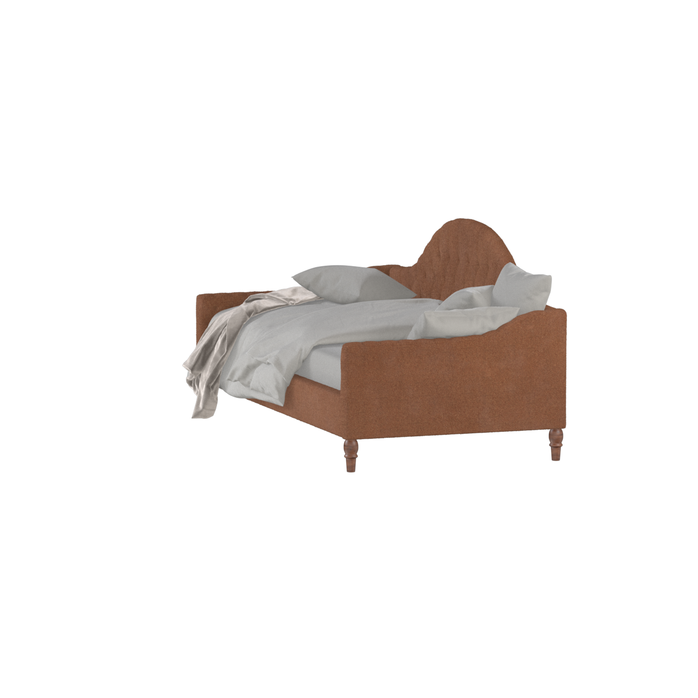 Lit de repos Elise aux courbes élégantes et au confort polyvalent