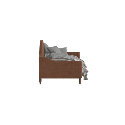 Lit de repos Elise aux courbes élégantes et au confort polyvalent