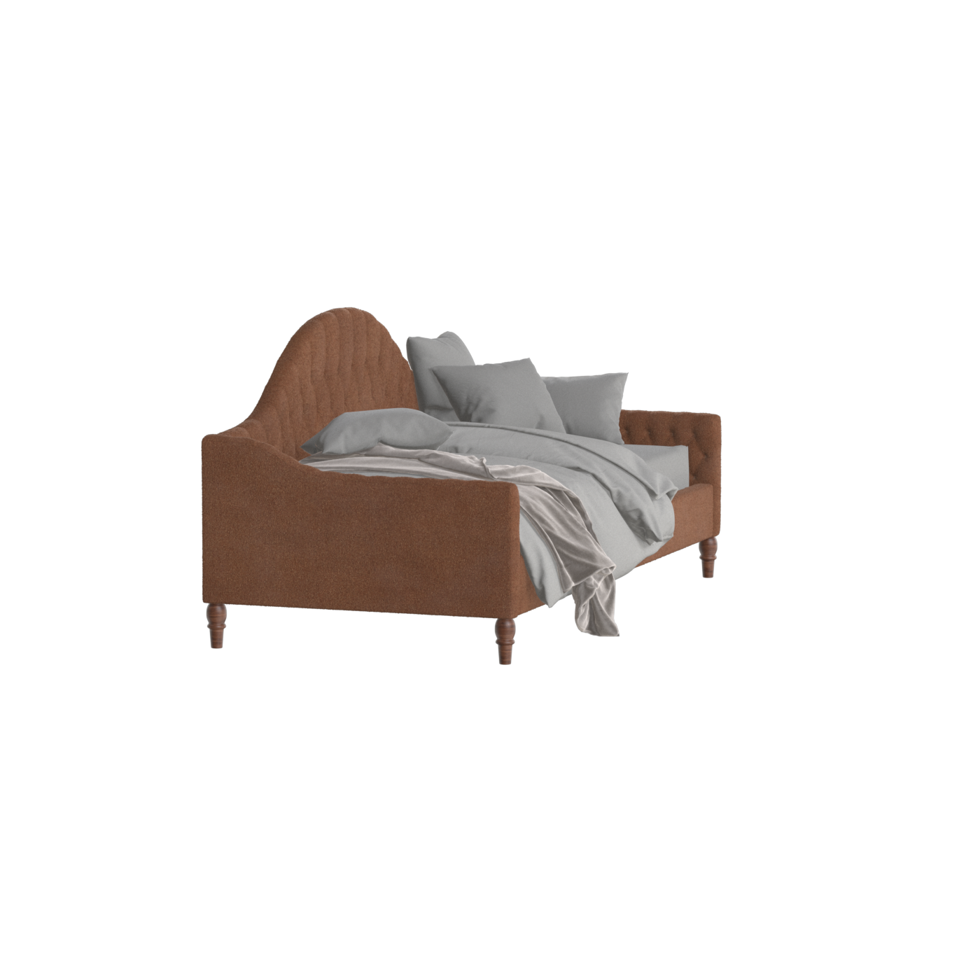 Lit de repos Elise aux courbes élégantes et au confort polyvalent