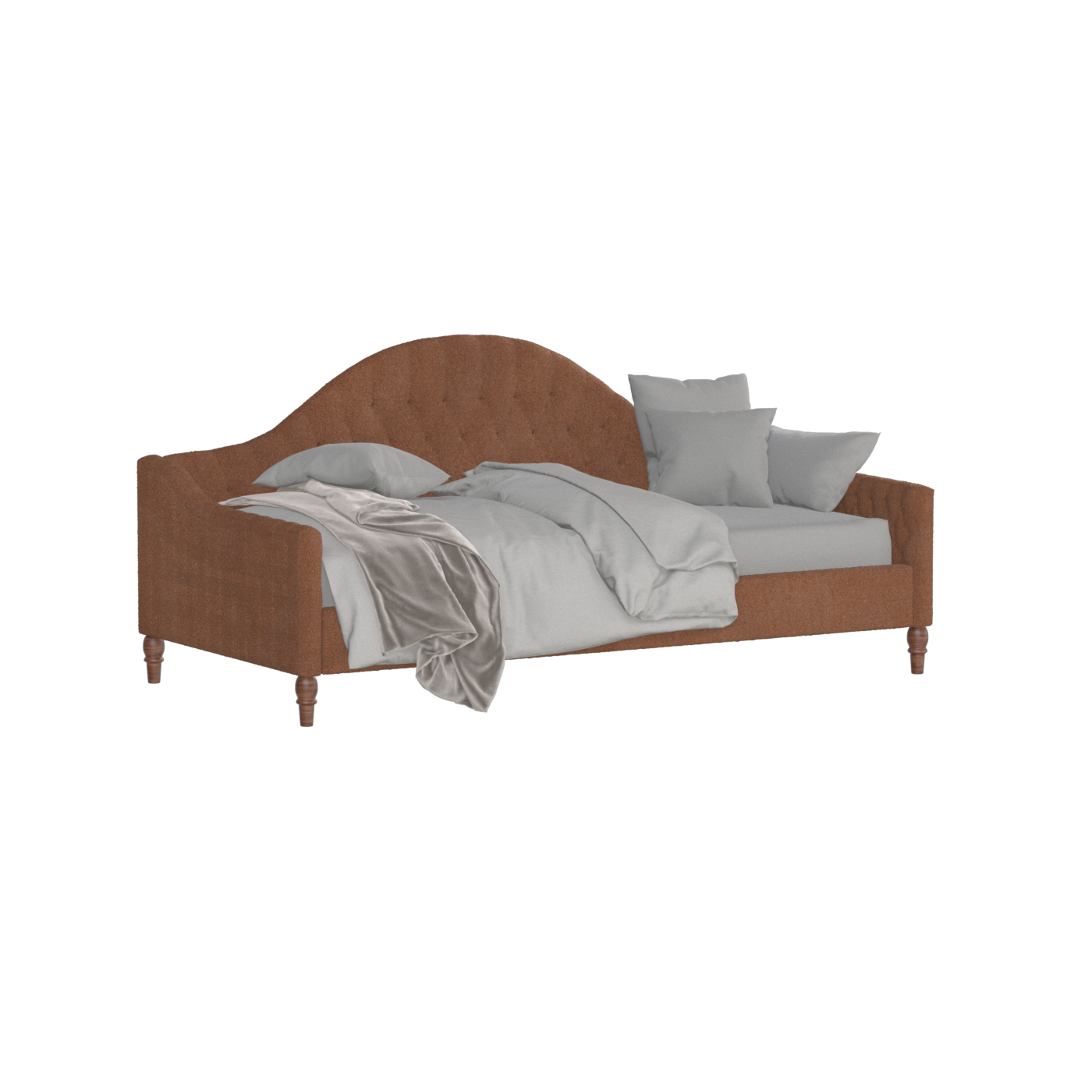 Lit de repos Elise aux courbes élégantes et au confort polyvalent