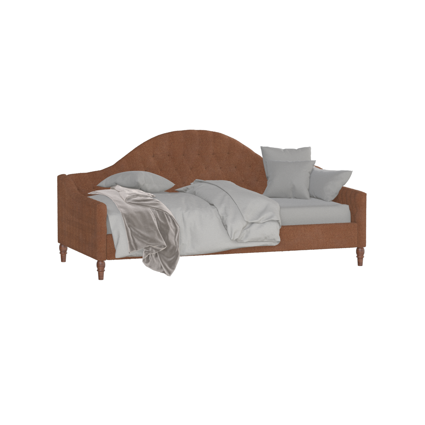 Lit de repos Elise aux courbes élégantes et au confort polyvalent