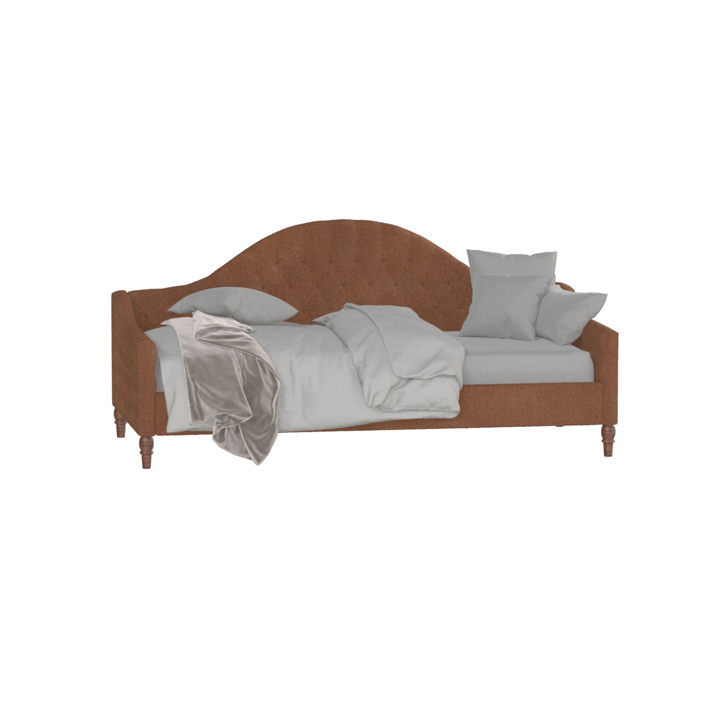 Lit de repos Elise aux courbes élégantes et au confort polyvalent