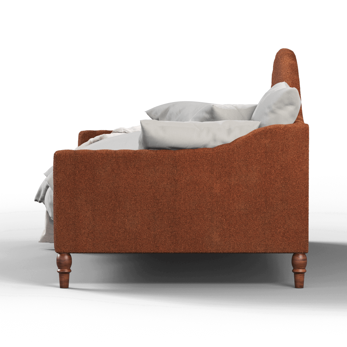Lit de repos Elise aux courbes élégantes et au confort polyvalent