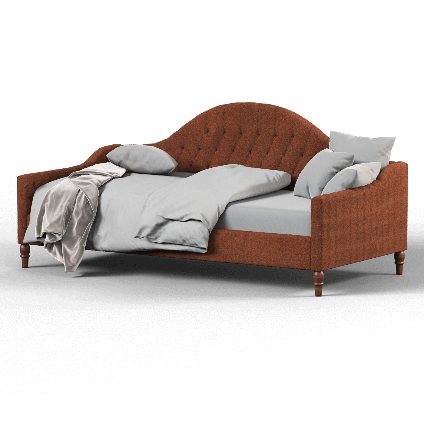 Lit de repos Elise aux courbes élégantes et au confort polyvalent