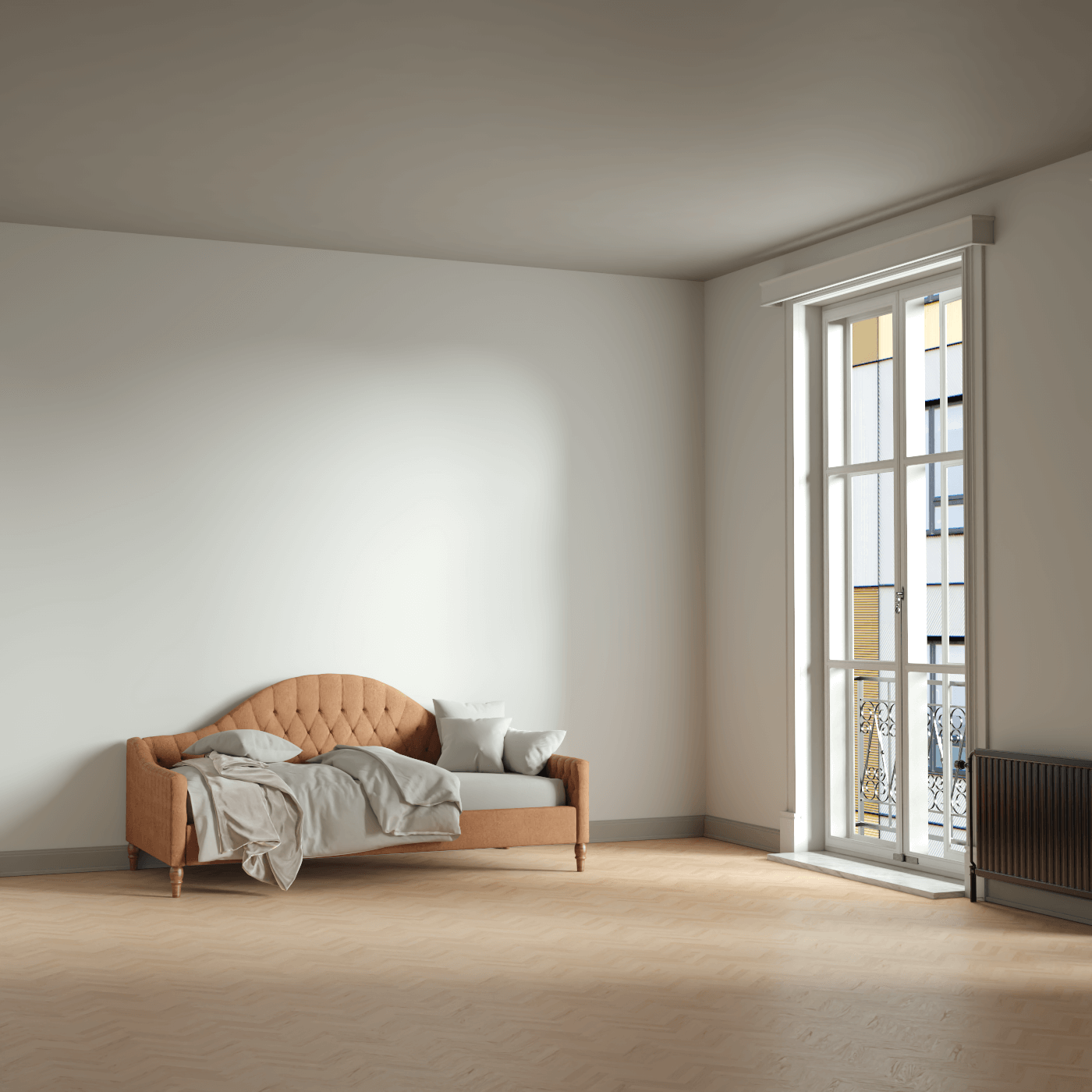 Lit de repos Elise aux courbes élégantes et au confort polyvalent