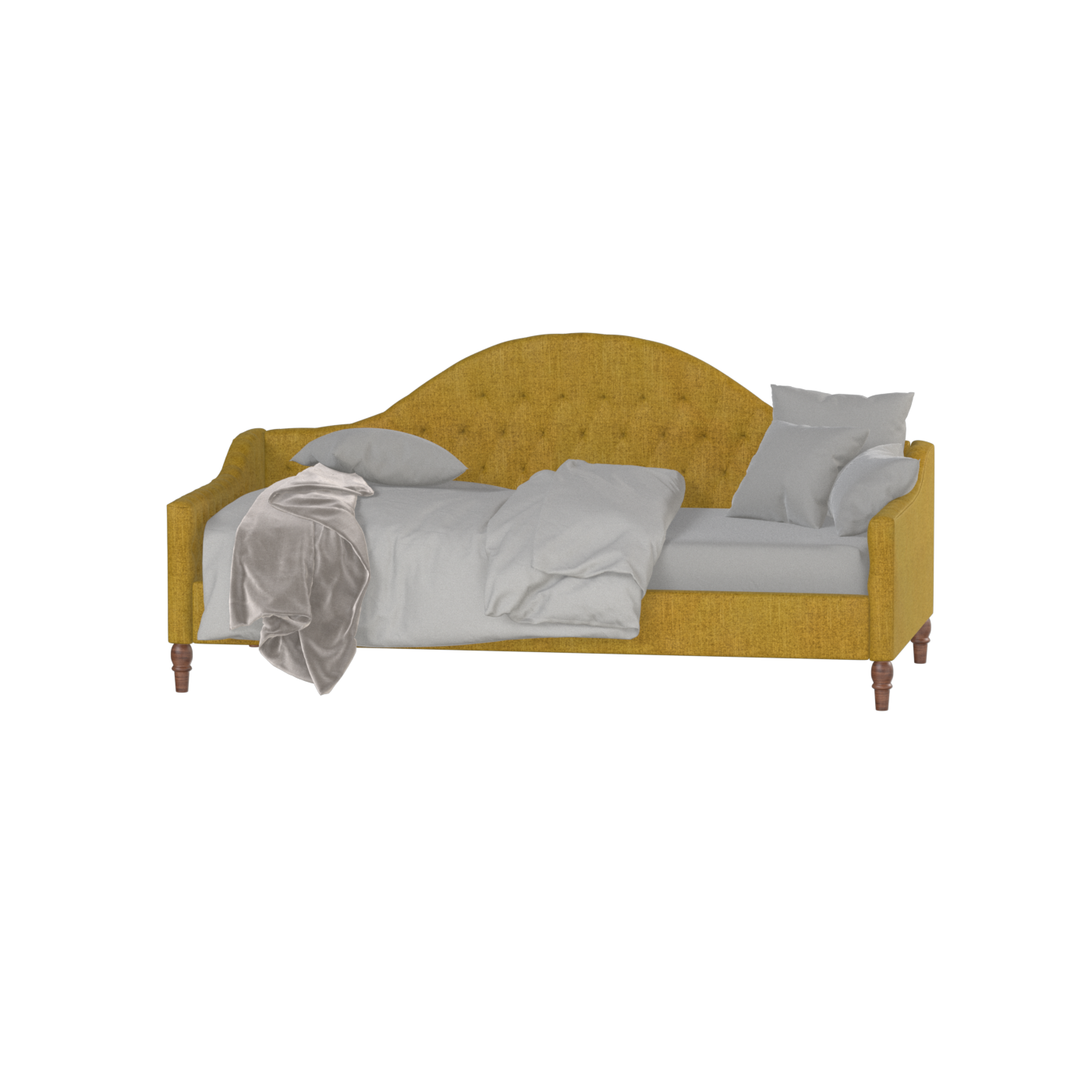 Elise Daybed with Elegant Curves and Versatile Comfort