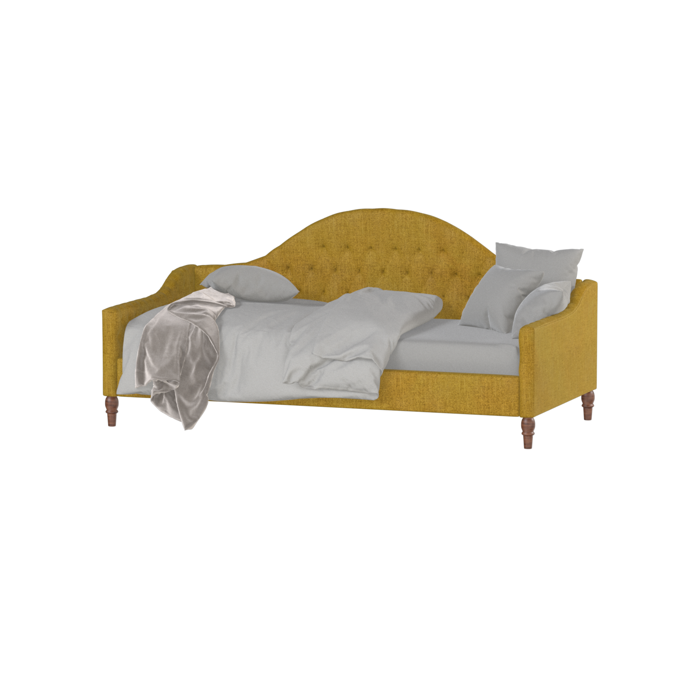 Elise Daybed with Elegant Curves and Versatile Comfort