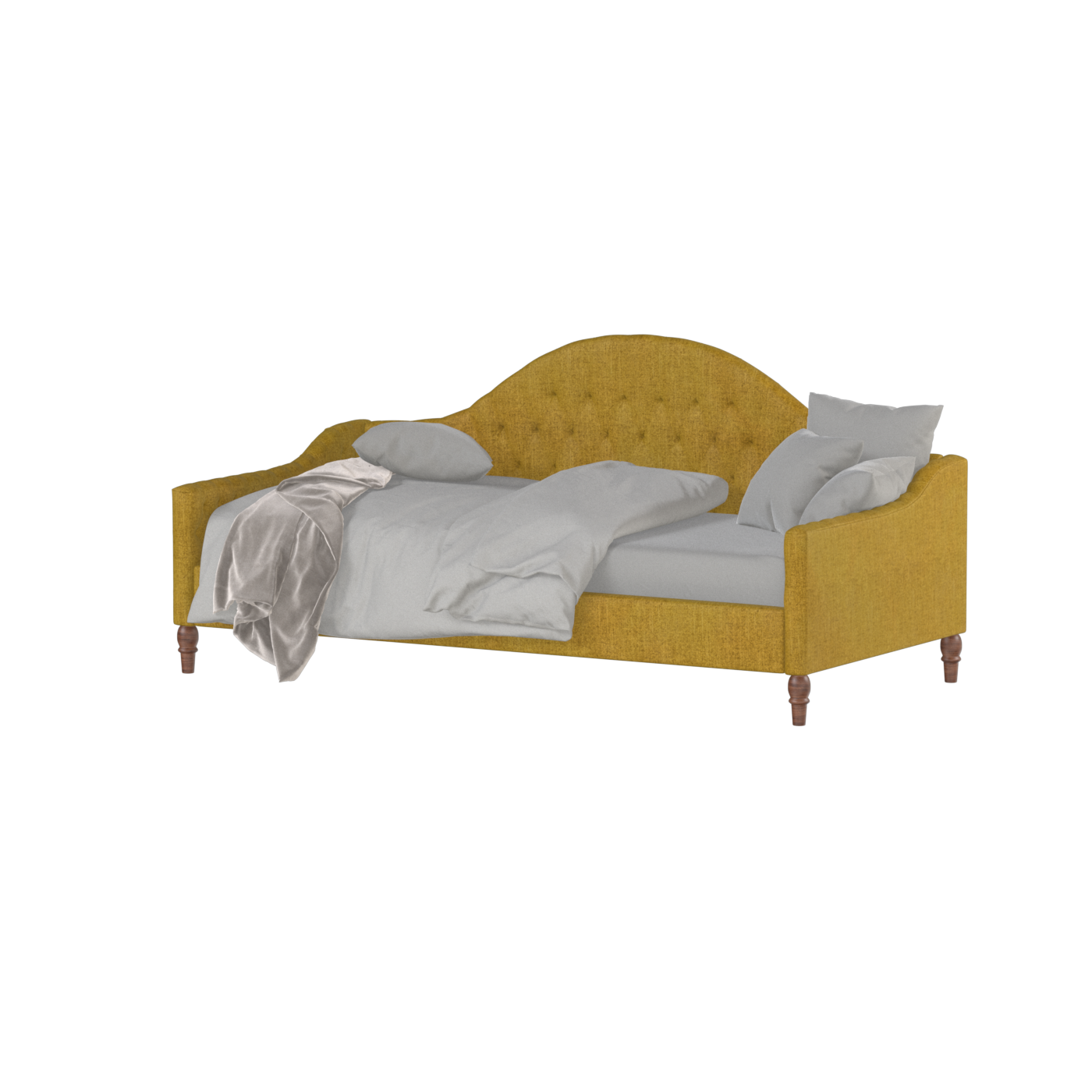 Elise Daybed with Elegant Curves and Versatile Comfort