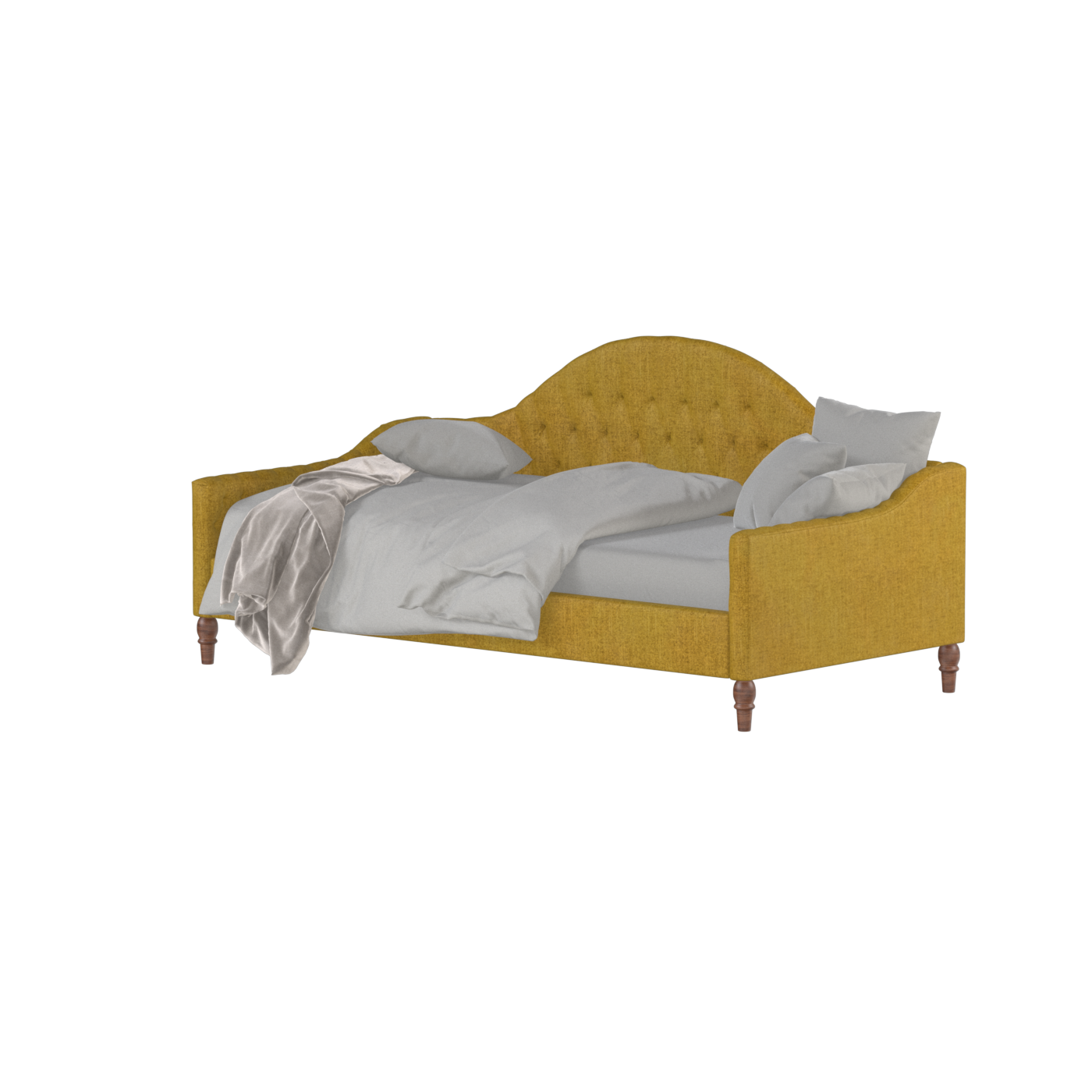 Elise Daybed with Elegant Curves and Versatile Comfort