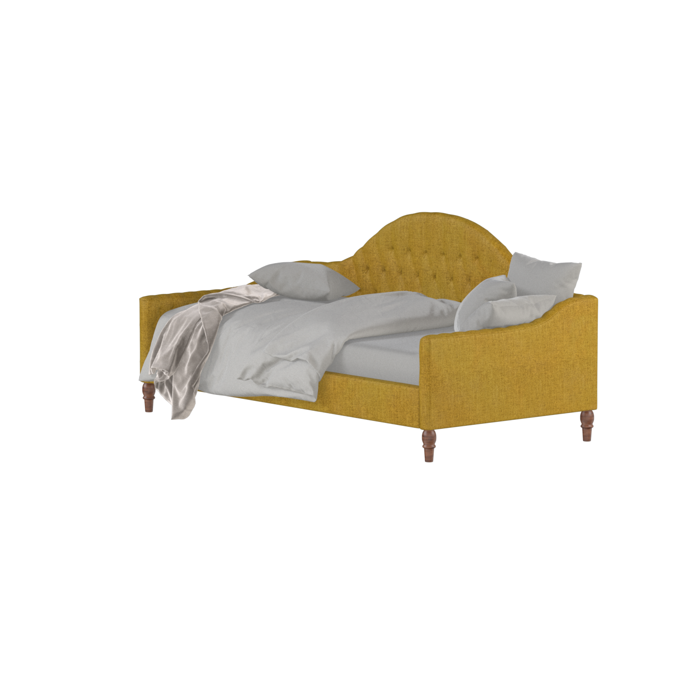 Elise Daybed with Elegant Curves and Versatile Comfort