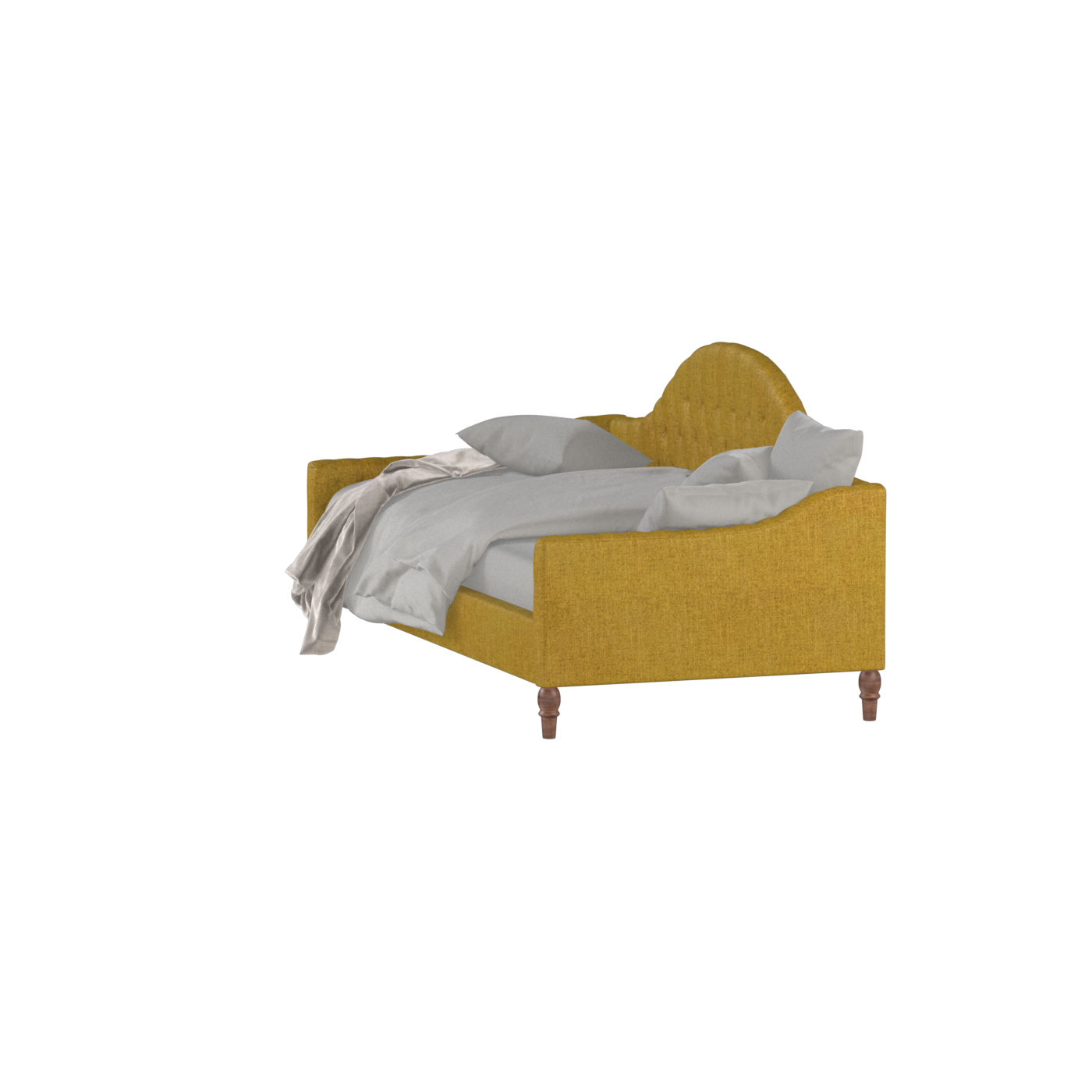 Elise Daybed with Elegant Curves and Versatile Comfort