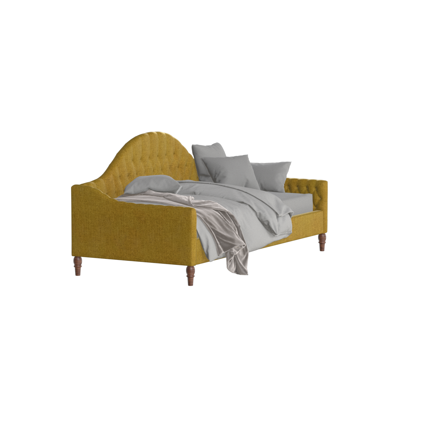 Elise Daybed with Elegant Curves and Versatile Comfort
