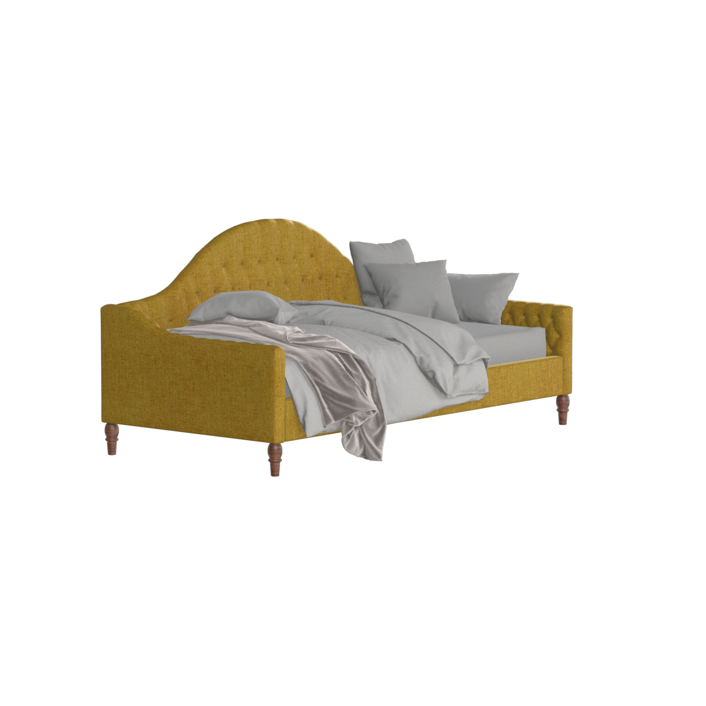 Elise Daybed with Elegant Curves and Versatile Comfort