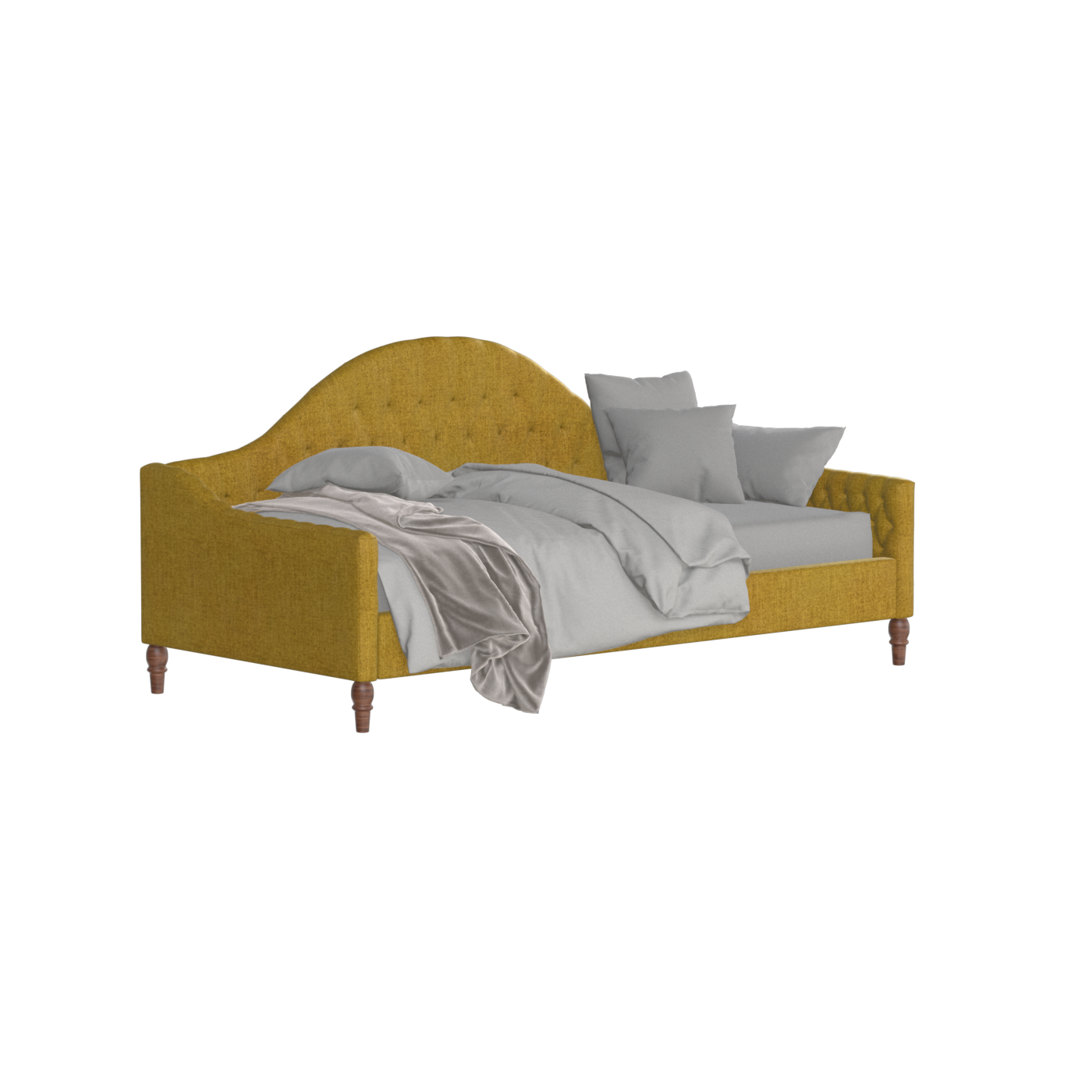 Elise Daybed with Elegant Curves and Versatile Comfort