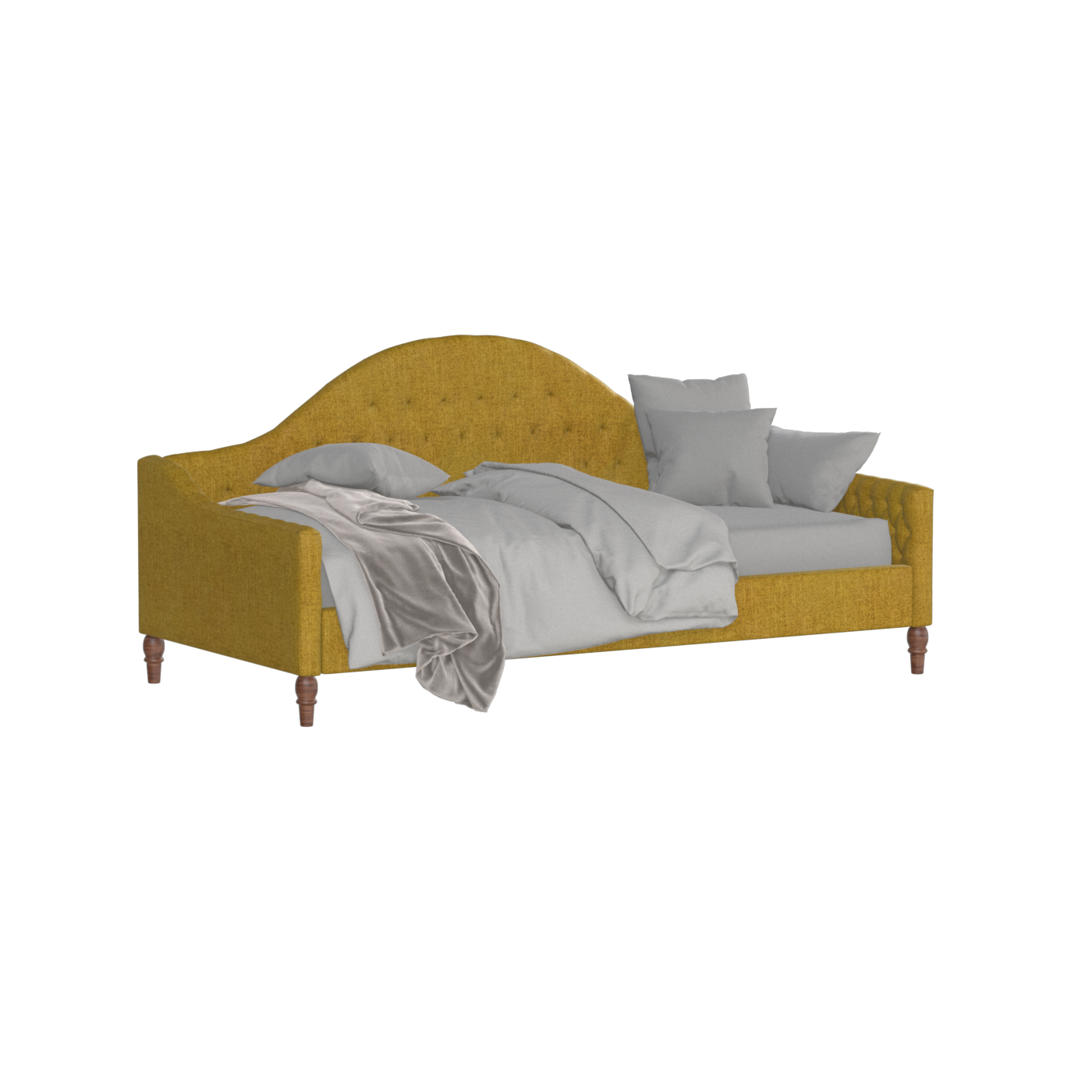 Elise Daybed with Elegant Curves and Versatile Comfort