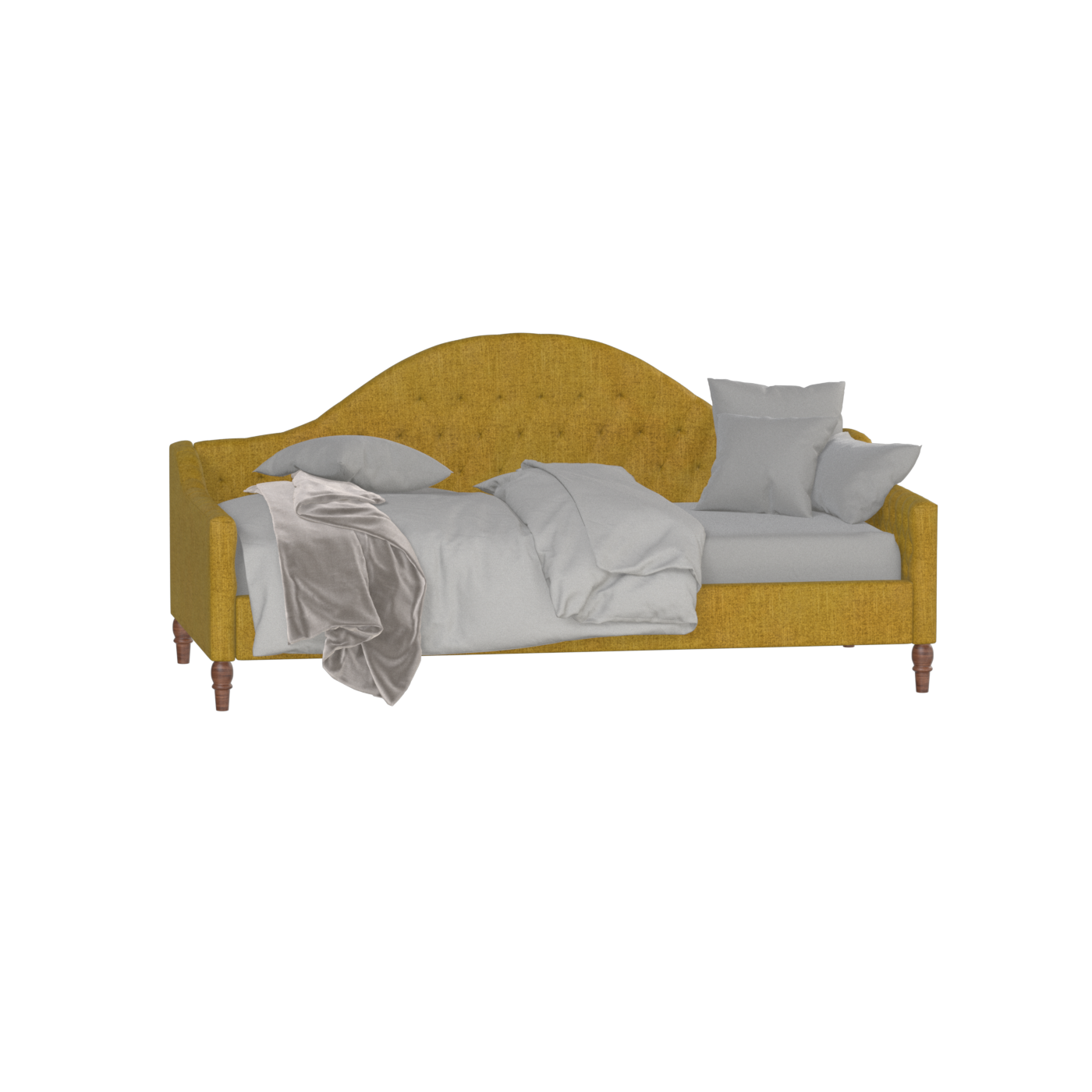 Elise Daybed with Elegant Curves and Versatile Comfort