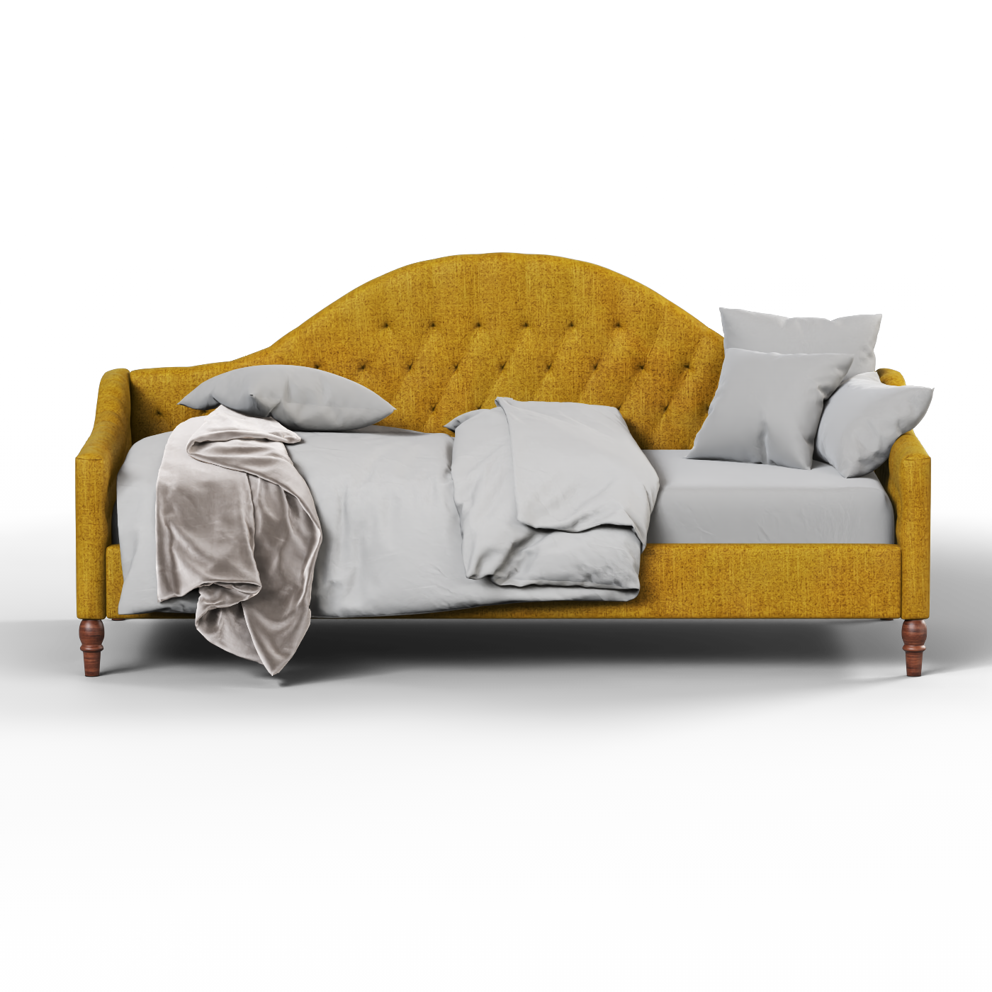 Elise Daybed with Elegant Curves and Versatile Comfort