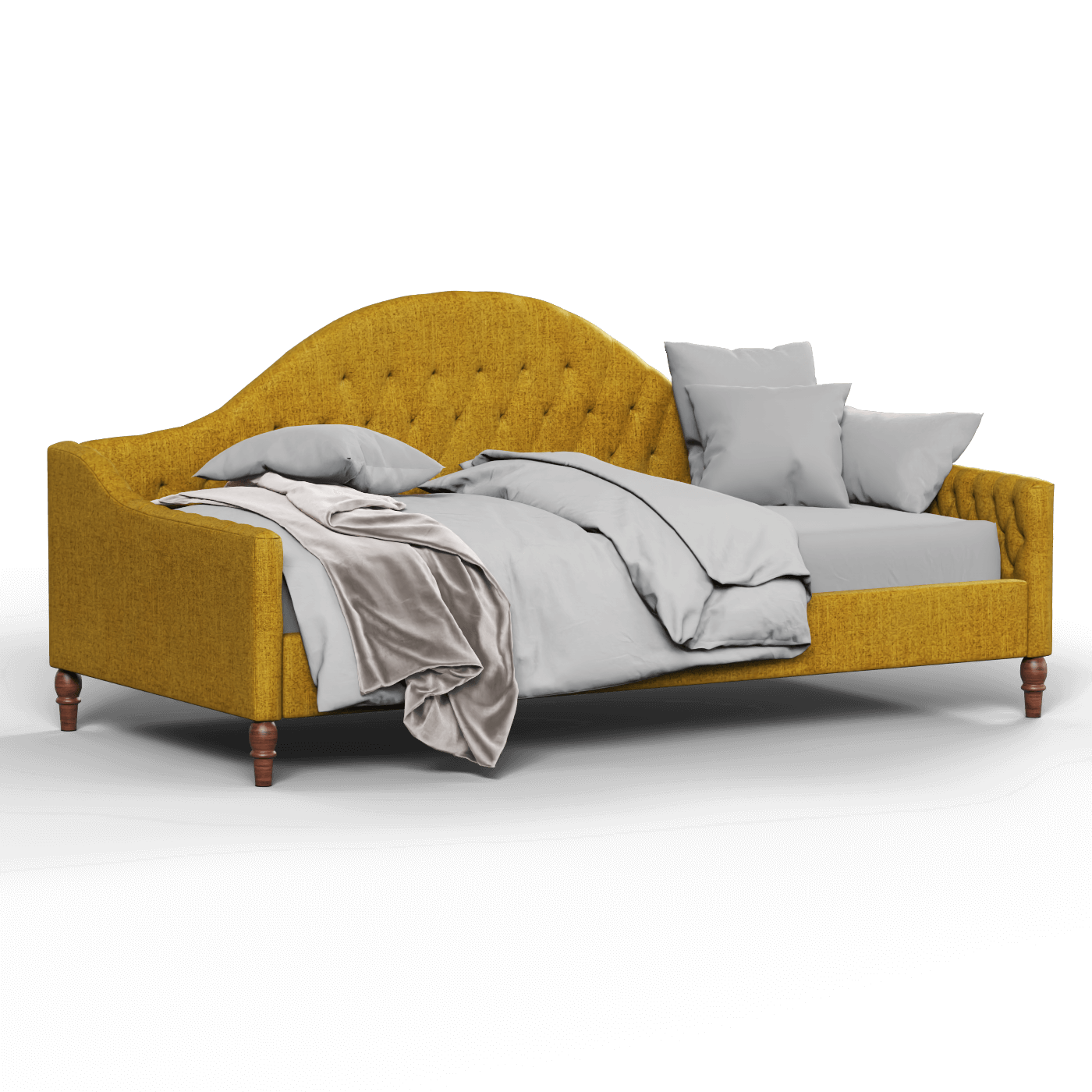 Elise Daybed with Elegant Curves and Versatile Comfort