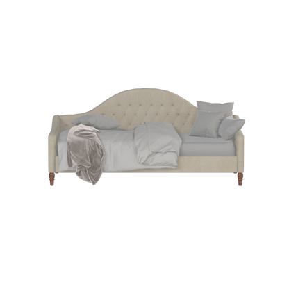 Lit de repos Elise aux courbes élégantes et au confort polyvalent
