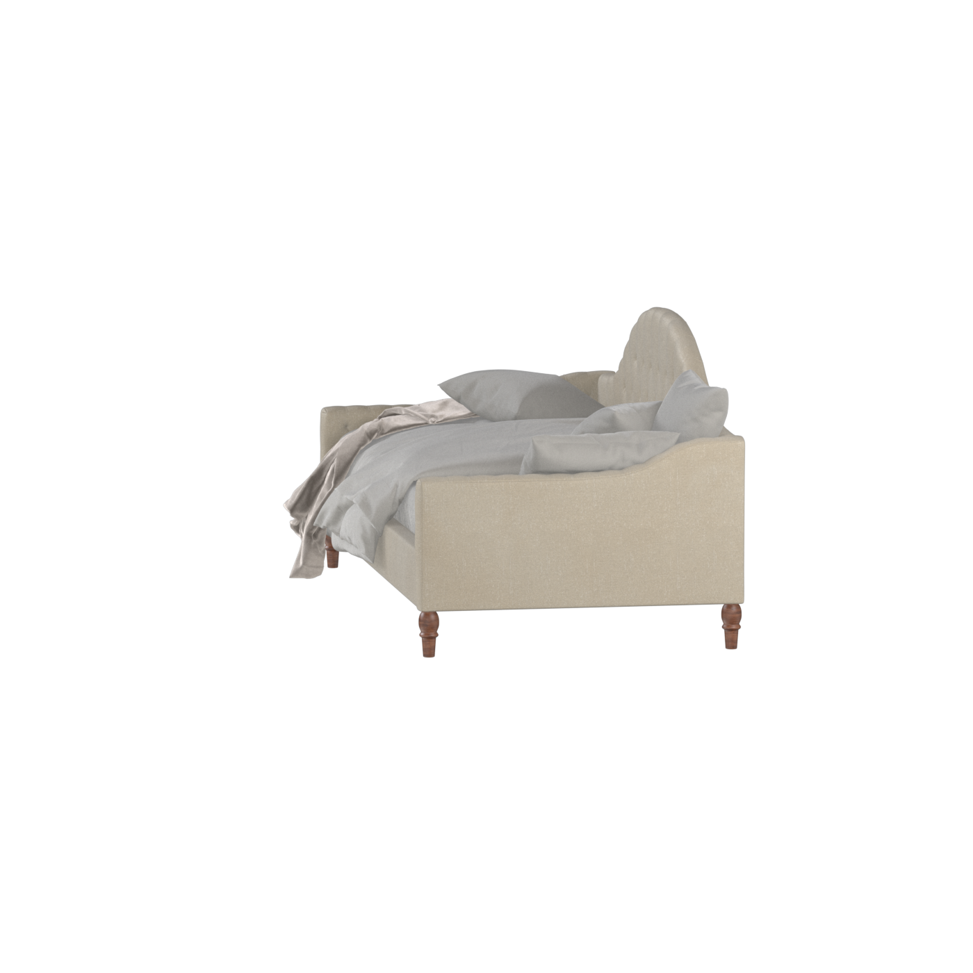 Lit de repos Elise aux courbes élégantes et au confort polyvalent