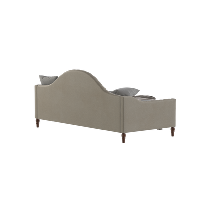 Lit de repos Elise aux courbes élégantes et au confort polyvalent