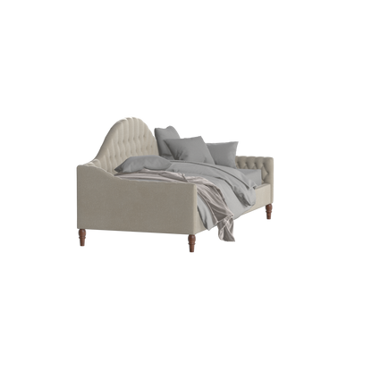Lit de repos Elise aux courbes élégantes et au confort polyvalent