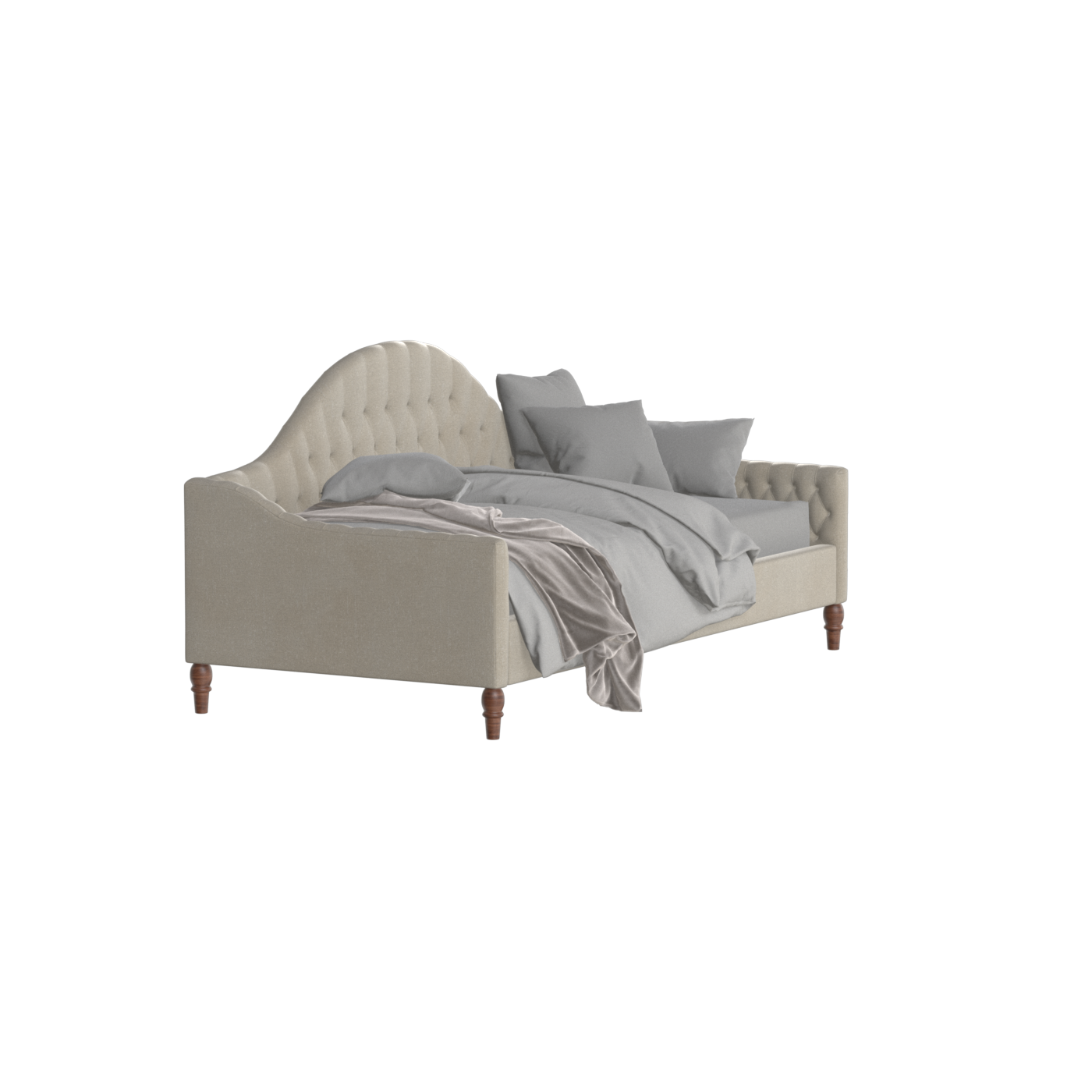 Lit de repos Elise aux courbes élégantes et au confort polyvalent