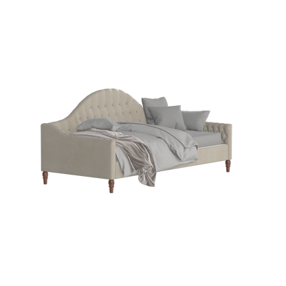 Lit de repos Elise aux courbes élégantes et au confort polyvalent