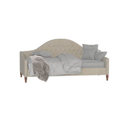 Lit de repos Elise aux courbes élégantes et au confort polyvalent