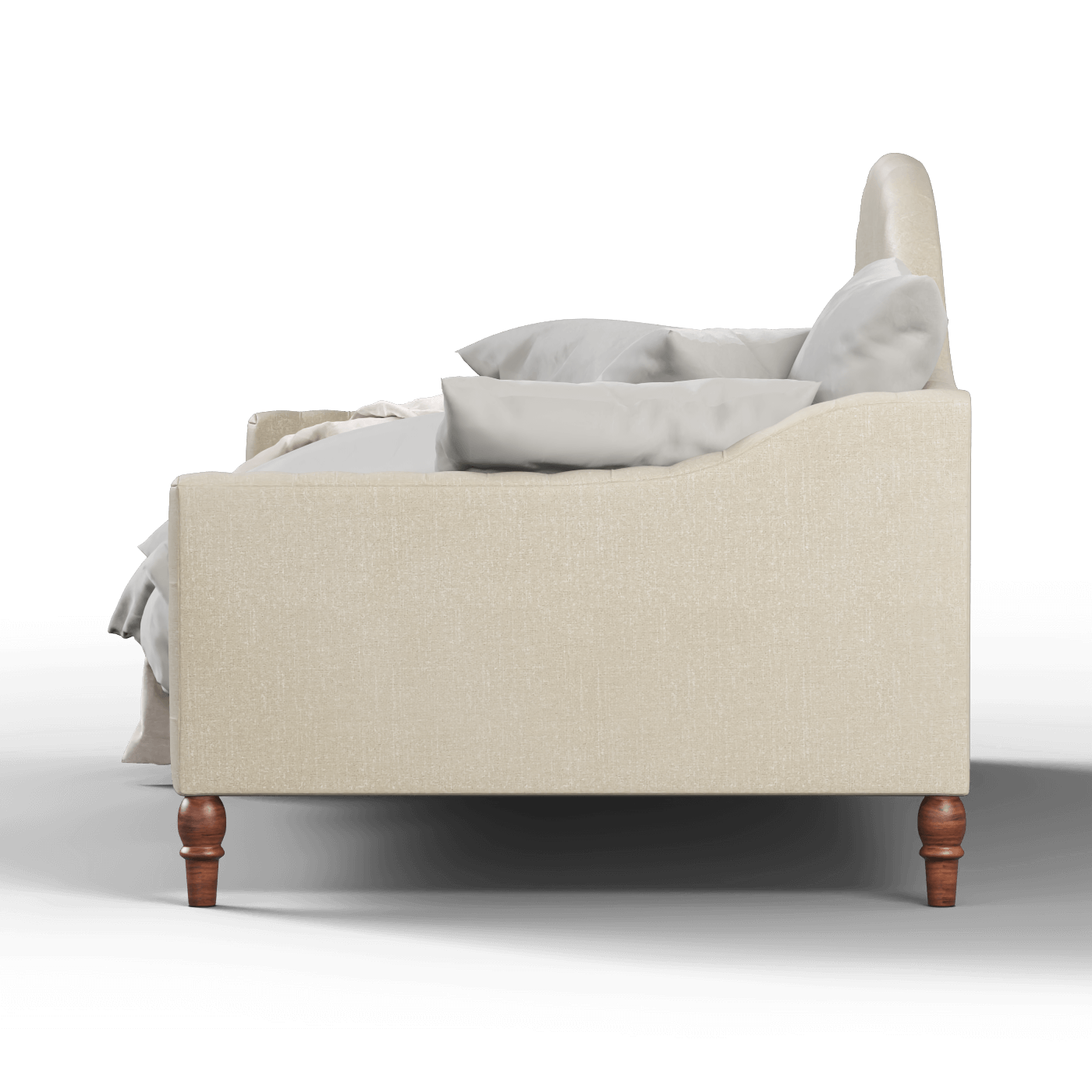 Lit de repos Elise aux courbes élégantes et au confort polyvalent