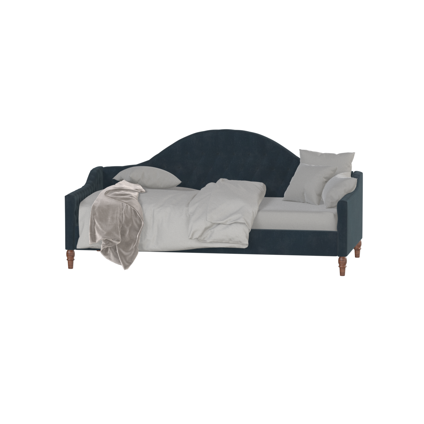 Lit de repos Elise aux courbes élégantes et au confort polyvalent