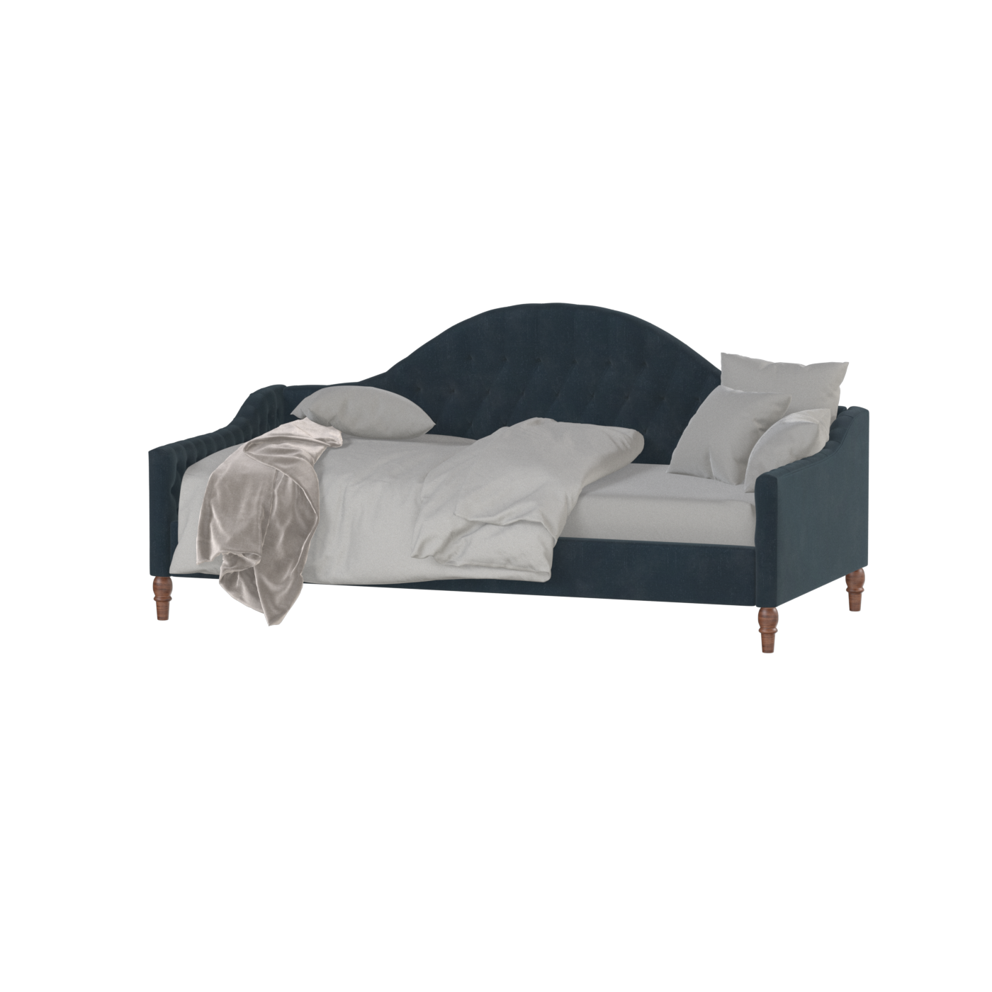 Lit de repos Elise aux courbes élégantes et au confort polyvalent