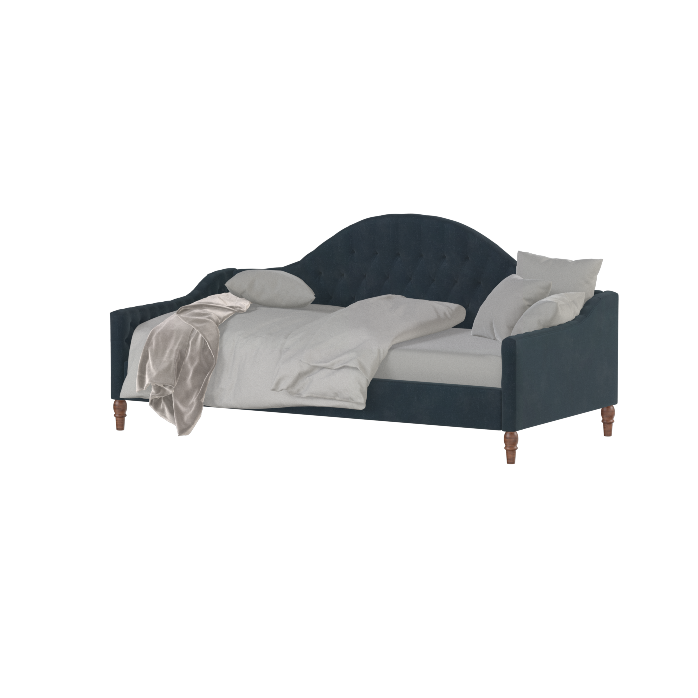 Lit de repos Elise aux courbes élégantes et au confort polyvalent