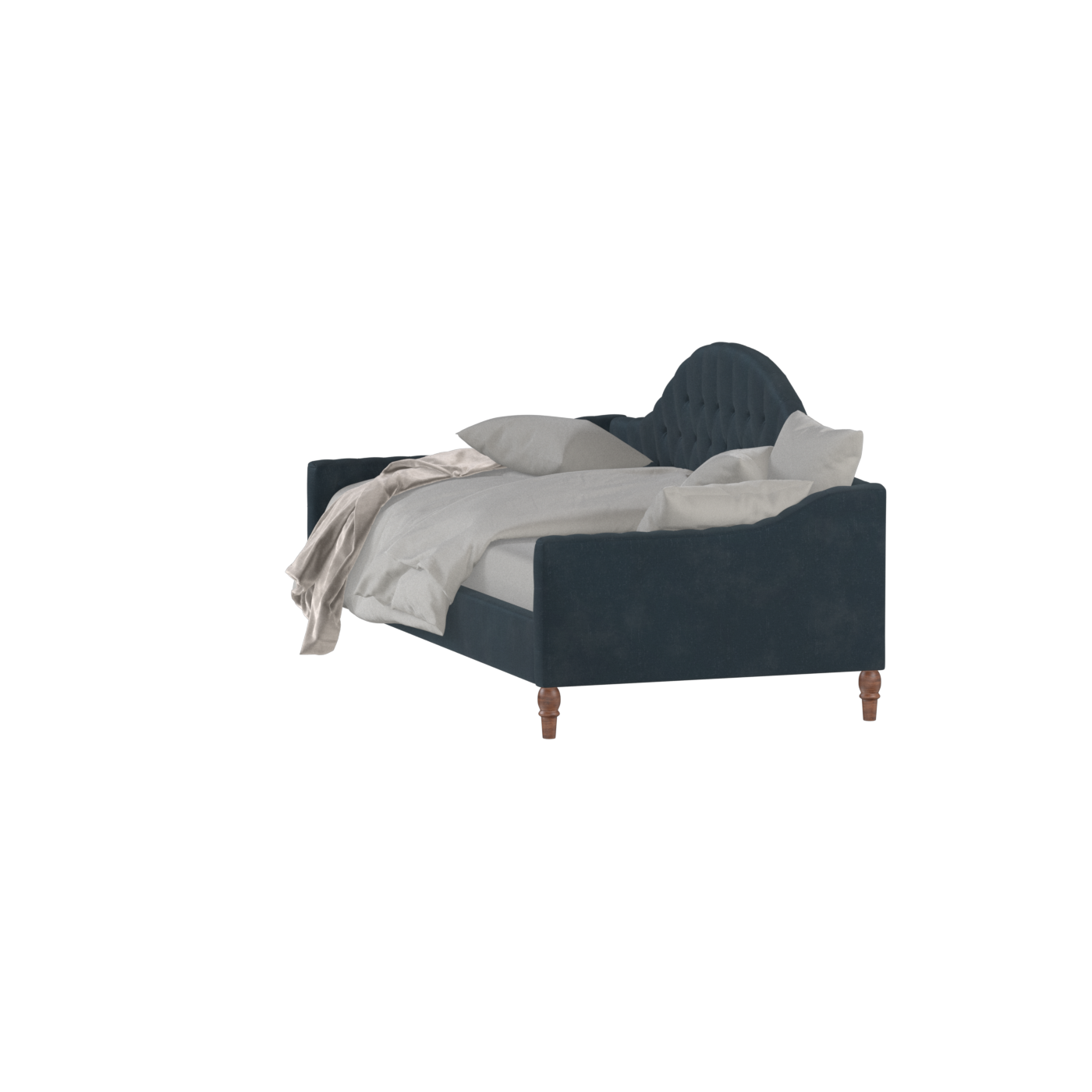 Lit de repos Elise aux courbes élégantes et au confort polyvalent
