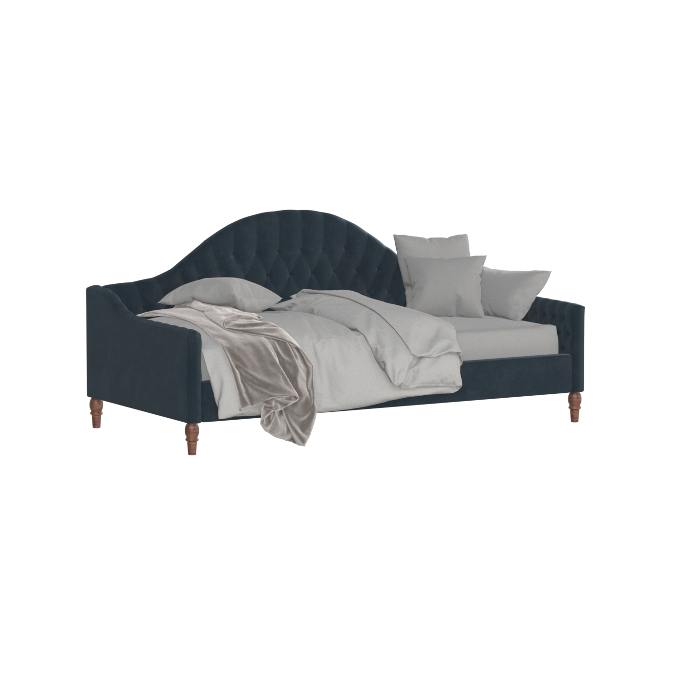 Lit de repos Elise aux courbes élégantes et au confort polyvalent