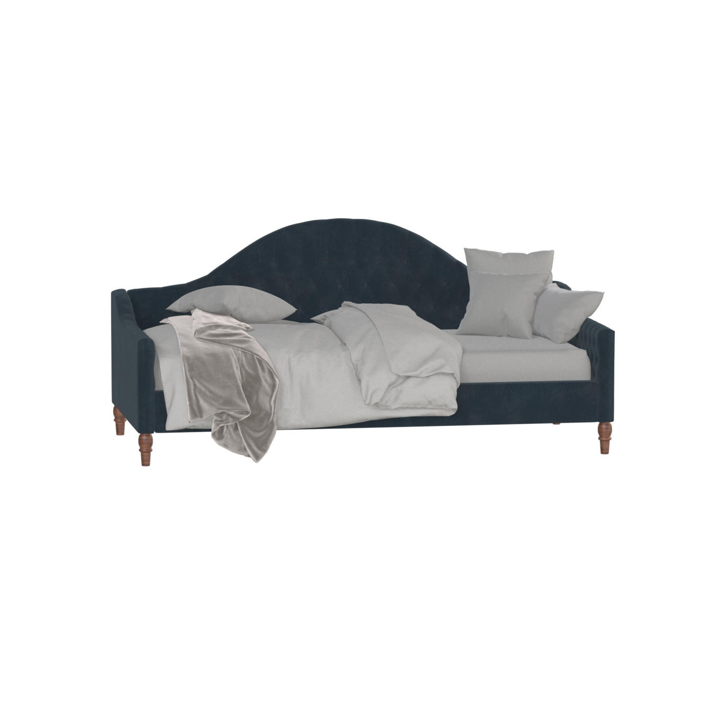 Lit de repos Elise aux courbes élégantes et au confort polyvalent